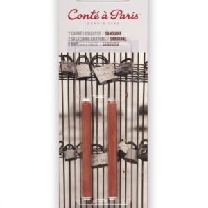 Conte a Paris Sketching Carre Crayons, 2 Packs