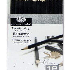 Royal & Langnickel Essentials Pencil Pack, Sketching (12pc)