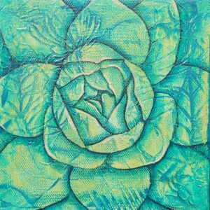 Open - 6"x6" Acrylic on Canvas