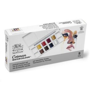 Winsor & Newton Cotman Watercolour Set, Portrait Pocket