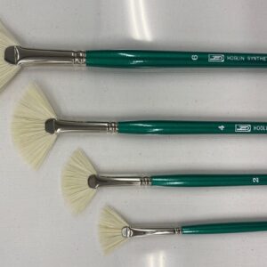 HOGLIN Synthetic Hog Bristle Fan