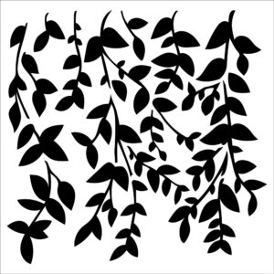 12"x12" Hanging Vines Stencil