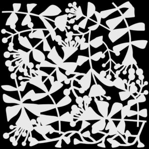 12"x12" Spring Sprung Stencil