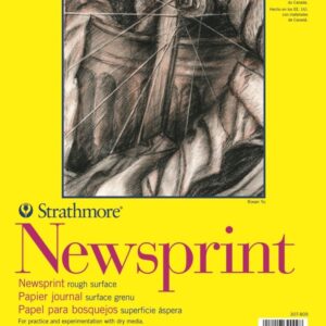 Strathmore 300 Series Newsprint Pad, Rough - 9" x 12"