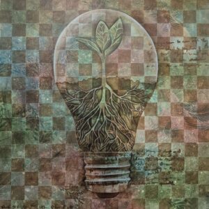 Becoming, Quietly - 24"x30" Acrylic on Canvas