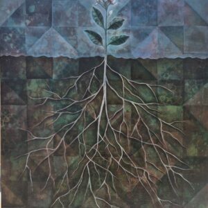 Beneath - 16"x20" Acrylic on Cradled Panel